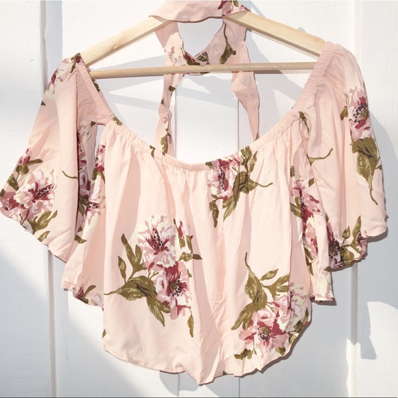 FLYNN SKYE skirt & top blush with floral print - Picture 3 of 6
